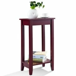 Costway Tall End Table Coffee Stand Night Side Nightstand Accent Furniture -Side Tables Sales unnamed file 3891
