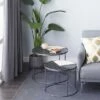 Olivia & May Set of 2 Contemporary Metal Accent Tables Black - Olivia & May -Side Tables Sales unnamed file 390