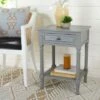 Tate 1 Drawer Accent Table - Safavieh Distressed White -Side Tables Sales unnamed file 3905