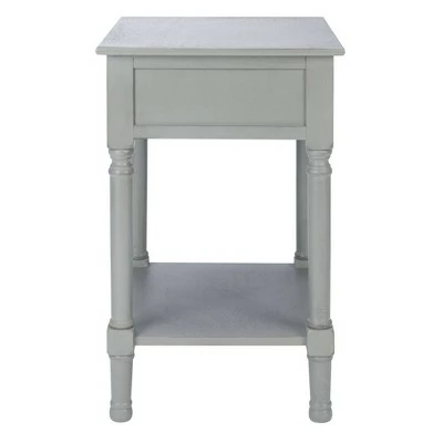 Tate 1 Drawer Accent Table - Safavieh Distressed White 5 Tate 1 Drawer Accent Table - Safavieh Distressed White - Image 3