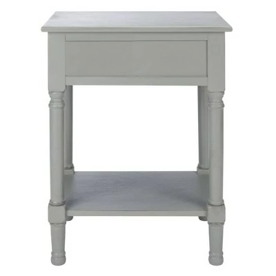 Tate 1 Drawer Accent Table - Safavieh Distressed White 7 Tate 1 Drawer Accent Table - Safavieh Distressed White - Image 5