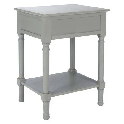 Tate 1 Drawer Accent Table - Safavieh Distressed White 8 Tate 1 Drawer Accent Table - Safavieh Distressed White - Image 6