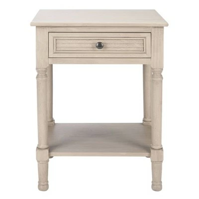 Tate 1 Drawer Accent Table - Safavieh Distressed White 16 Tate 1 Drawer Accent Table - Safavieh Distressed White - Image 14