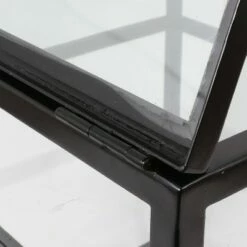 Decor Therapy Claira Glass and Metal End Table Black - Décor Therapy -Side Tables Sales unnamed file 3929