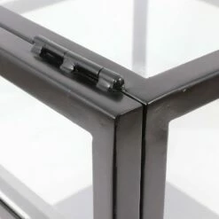 Decor Therapy Claira Glass and Metal End Table Black - Décor Therapy -Side Tables Sales unnamed file 3930