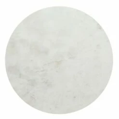 Olivia & May Mango Wood and Marble Accent Table White - Olivia & May -Side Tables Sales unnamed file 3944