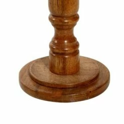 Olivia & May Mango Wood and Marble Accent Table White - Olivia & May -Side Tables Sales unnamed file 3945