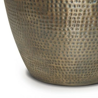 Lerner Metal Side Table Antique Gold - WyndenHall 6 Lerner Metal Side Table Antique Gold - WyndenHall - Image 4