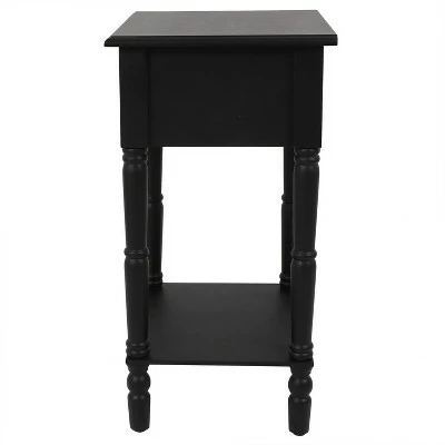 Decor Therapy Bailey Bead Board 1 Drawer Accent Table - Décor Therapy Pine 5 Decor Therapy Bailey Bead Board 1 Drawer Accent Table - Décor Therapy Pine - Image 3