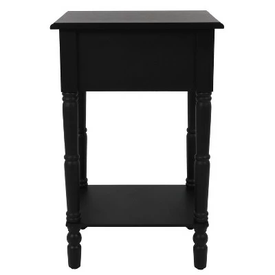 Decor Therapy Bailey Bead Board 1 Drawer Accent Table - Décor Therapy Pine 6 Decor Therapy Bailey Bead Board 1 Drawer Accent Table - Décor Therapy Pine - Image 4