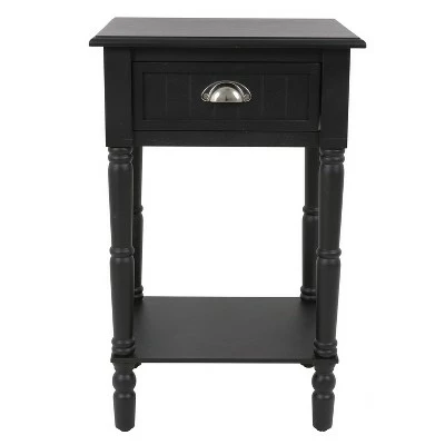 Decor Therapy Bailey Bead Board 1 Drawer Accent Table - Décor Therapy Pine 11 Decor Therapy Bailey Bead Board 1 Drawer Accent Table - Décor Therapy Pine - Image 9