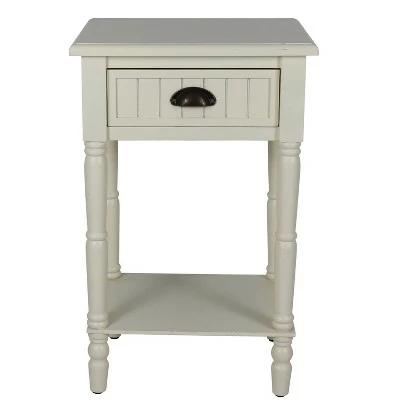 Decor Therapy Bailey Bead Board 1 Drawer Accent Table - Décor Therapy Pine 15 Decor Therapy Bailey Bead Board 1 Drawer Accent Table - Décor Therapy Pine - Image 13