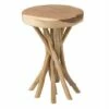 Kenton Teak Accent Table - East at Main White -Side Tables Sales unnamed file 3963