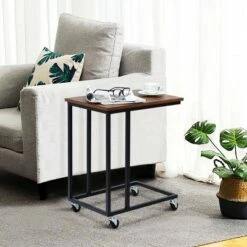 Costway Laptop Holder Sofa Side End MobileTable Multiple Stand Desk Notebook Beside Wood -Side Tables Sales unnamed file 3973