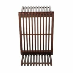 Z-Bamboo End Table Walnut - LumiSource -Side Tables Sales unnamed file 3991