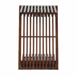 Z-Bamboo End Table Walnut - LumiSource -Side Tables Sales unnamed file 3992