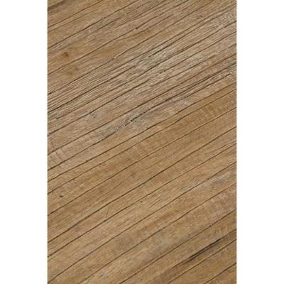 Hudson 25" Cross Side Table Brown - East at Main 5 Hudson 25" Cross Side Table Brown - East at Main - Image 3