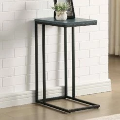 Embo Steel Side Table - miBasics Antique Blue/black -Side Tables Sales unnamed file 4010