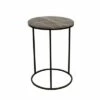 2pc Metal/Marble Side Table with Gold Inlays Black - Sagebrook Home -Side Tables Sales unnamed file 403