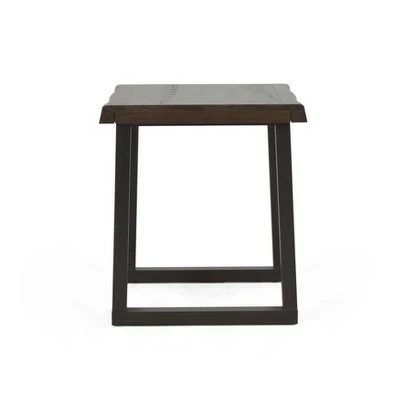 Jennings Live Edge End Table Cherry/Black - Steve Silver Co. 3 Jennings Live Edge End Table Cherry/Black - Steve Silver Co.