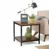 22" Rhonda End Table - WyndenHall Beach Brown -Side Tables Sales unnamed file 4057