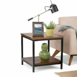 22" Rhonda End Table - WyndenHall Beach Brown