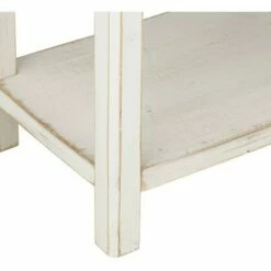 55 Downing Street Modern Wood Accent Side End Table 19" x 13 3/4" with Drawer and Shelf White Living Room Bedroom Bedside Entryway -Side Tables Sales unnamed file 4083