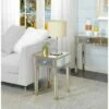 Gold Coast Mirrored End Table with Drawer - Breighton Home Champagne/mirror -Side Tables Sales unnamed file 4087