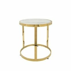 2pc Metal Round Side Table - Sagebrook Home Gold -Side Tables Sales unnamed file 410