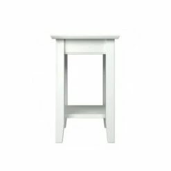 Atlantic Furniture Nantucket Chair Side Table with Charger Gray -Side Tables Sales unnamed file 4102
