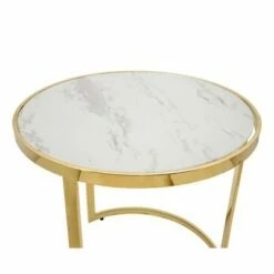 2pc Metal Round Side Table - Sagebrook Home Gold -Side Tables Sales unnamed file 411