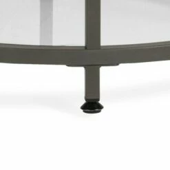 Studio Designs Home 26" Camber Modern Glass Round End Table - Studio Designs Gold -Side Tables Sales unnamed file 4113