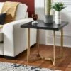 Karianne Black and Gold Metal Base End Table Black/Gold - Inspire Q -Side Tables Sales unnamed file 4117