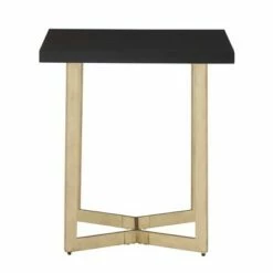 Karianne Black and Gold Metal Base End Table Black/Gold - Inspire Q -Side Tables Sales unnamed file 4119