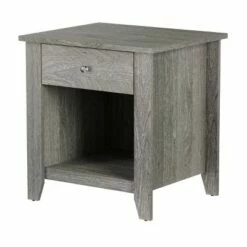 Hastings Home 1-Drawer End Table, Gray -Side Tables Sales unnamed file 4127