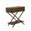 Decor Therapy Barrett X - Base One Drawer Side Table British Brown - Décor Therapy -Side Tables Sales unnamed file 4128