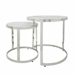 2pc Metal Round Side Table - Sagebrook Home Gold -Side Tables Sales unnamed file 413