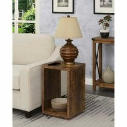 Northfield Admiral End Table with Shelf - Breighton Home Black