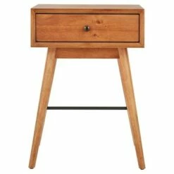 Foerster Mid Century Accent Table - Warm Brown - Inspire Q