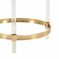 Olivia & May Contemporary Acrylic Accent Table Gold - Olivia & May -Side Tables Sales unnamed file 4214