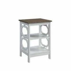 Omega End Table with Shelves - Breighton Home Cobalt Blue -Side Tables Sales unnamed file 4232