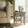 19" Mansfield Solid Wood End Table - Wyndenhall Distressed Gray -Side Tables Sales unnamed file 4247