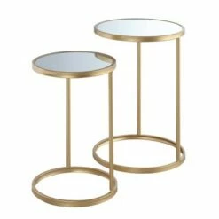Breighton Home Gold Coast Mirrored Nesting End Tables - Johar Furniture -Side Tables Sales unnamed file 4267