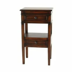 Distressed Wooden Side Table with Drawers - Olivia & May Rustic Brown 15 Distressed Wooden Side Table with Drawers - Olivia & May Rustic Brown -Side Tables Sales unnamed file 4294