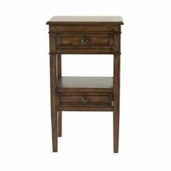 Distressed Wooden Side Table with Drawers - Olivia & May Rustic Brown 16 Distressed Wooden Side Table with Drawers - Olivia & May Rustic Brown -Side Tables Sales unnamed file 4295