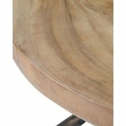 Merrill Teak Accent Table - East at Main White