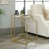 2pc International Lux Nesting Accent Tables Satin Gold - Sauder -Side Tables Sales unnamed file 4304