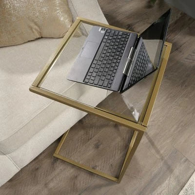 2pc International Lux Nesting Accent Tables Satin Gold - Sauder 5 2pc International Lux Nesting Accent Tables Satin Gold - Sauder - Image 3