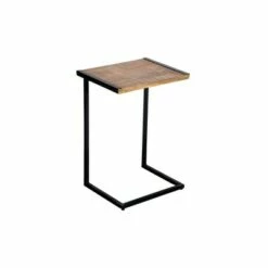 C Shape Mango Wood Sofa Side End Table with Metal Cantilever Base Brown/Black - The Urban Port 10 C Shape Mango Wood Sofa Side End Table with Metal Cantilever Base Brown/Black - The Urban Port -Side Tables Sales unnamed file 4331