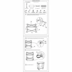 24" Retro Rectangular Wooden End Side Accent Table with Bottom Shelf Brown - The Urban Port -Side Tables Sales unnamed file 4389